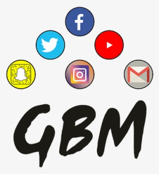 Gbm Logo Black Letters For Ig - Circle #10110690 Gbm Logo Black Letters For Ig - Circle #10110690