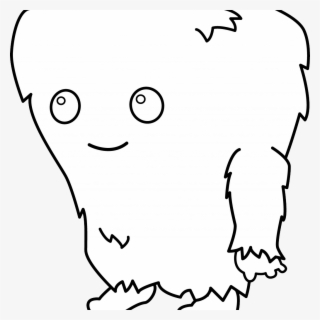 Cute Monster Line Art #10111477