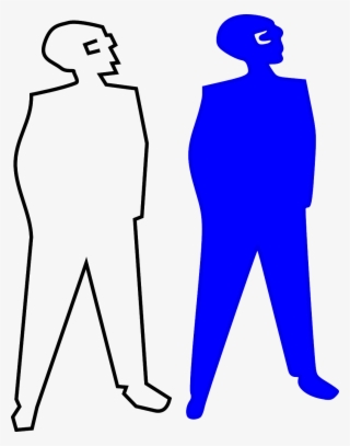 Blue Man Silhouette Pocket Png Image - Clip Art #10113428 Blue Man Silhouette Pocket Png Image - Clip Art #10113428