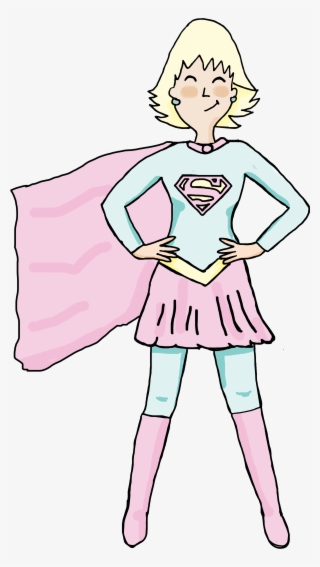 Superwoman Madre Apuros Culpable Ayudarte Estudio Psicología - Cartoon #10115025