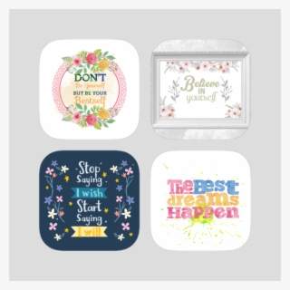 Four Different Styles Of Beautiful Quotes Pack 4 - Stop Saying I Wish Start Saying I Will #10115554