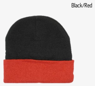 Toque Acrylic Beanie 02 4243 000 Black Red - Beanie #10115840