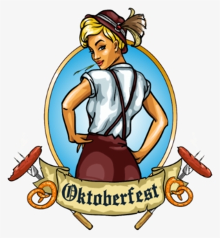 Oktoberfest Oval Label By Bottleyourbrand Emblem - Cartoon Octoberfest Girls #10117919