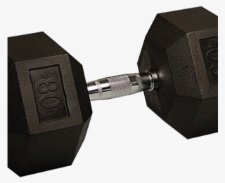Single Dumbbell - Dumbell Sextavado Emborrachado #10118694