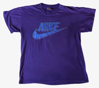 Purple Nike Logo - Active Shirt #10119706