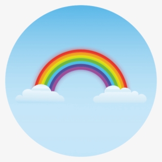 Sticker Transparent Rainbow - Transparent Rainbow Stickers Png #10120907