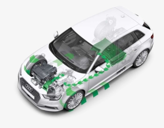 Diagram Of The Audi A3 E-tron Drivetrain - Audi #10121563