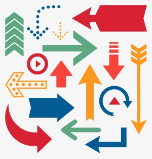 Vector Color 16 Arrows Set 2529*2463 Transprent Png - Vector ลูก ศร #1020205