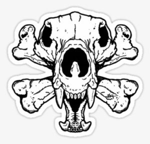 Bear Skull And Crossbones #1020276 Bear Skull And Crossbones #1020276