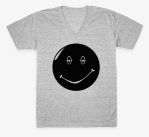 Dazed And Confused Stoner Smiley Face V-neck Tee Shirt - T-shirt #1020399