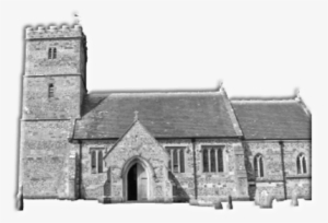 Church Building Black And White - Building #1020606