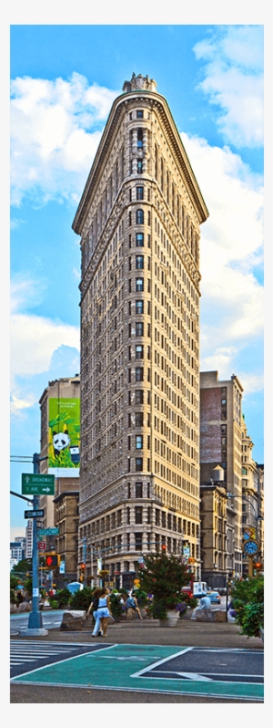 Flatiron Building In Manhattan Door Mural Buildings - Flatiron Building #1020615