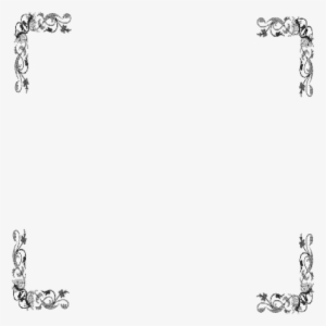 Corner Frame Silver - Silver Corner Frame Png #1020829