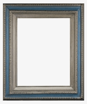 #15 Econo Embossed, Silver-blue - Rustic Silver Frames Png #1021360