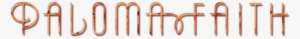 Paloma Faith Logo - Graphics #1021456