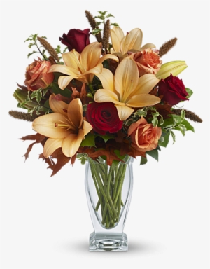 Teleflora's Fall Fantasia - Fall Flower Arrangements For Funeral #1021484