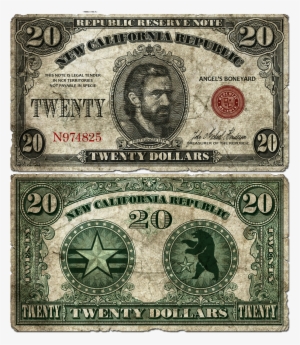 Fnv 20$ Bill - Fallout New Vegas Ncr Dollar #1021627