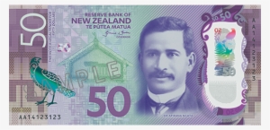 New Zealand 20 Dollar Back - New Zealand 50 Dollar Note #1021742