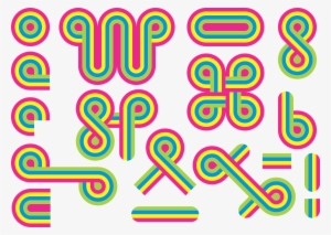 This Is A Vector Based Software - Colorful Decorative Lines Shower Curtain #1022127