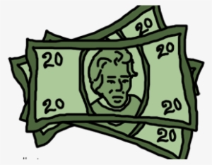 Cliparts $20 Bill - United States Twenty-dollar Bill #1022432