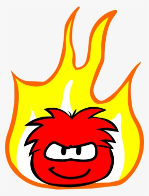 The Fair Great Puffle Circus Flying Fireball - Old Purple Puffle #1022458