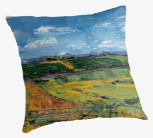 Rural Oxfordshire By F - Cushion #1022634