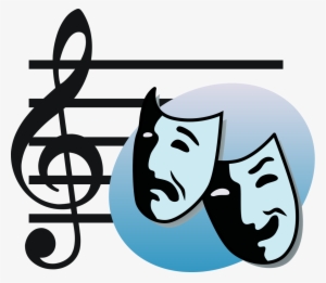 Masks Clipart Musical Theatre - Musical Theater Clipart #1022700