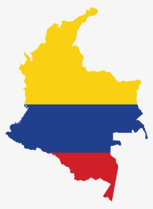 Colombia - Colombia Map Flag #1022724