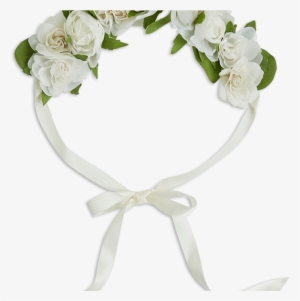Colorful White Flower Crown Transparent Pictures Top - White #1023150