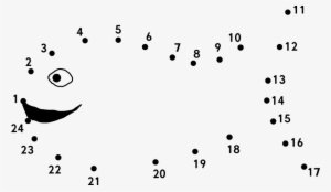 Dots Clipart Line - Join The Dots Worksheet #1023232