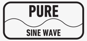 Pure Sine Wave Logo #1024231