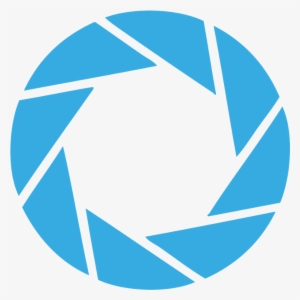 Aperture Science Portal Logo Png Library Stock - Portal Aperture Logo #1024785