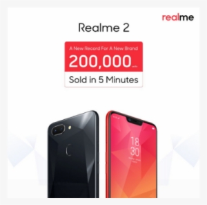 Realme 2 Was Up For Grabs In India For The First Time - Realme #1025584