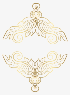 Free Ornaments Png Gold #1025627