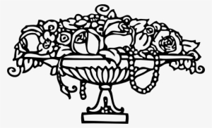 Free Vector Roses Ornament Clip Art - Ausmalbilder Rosen #1025967