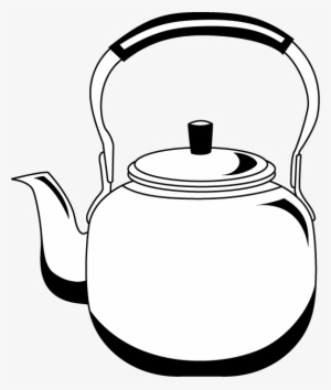 Kettle Clipart - Kettle Clipart Black And White #1026544