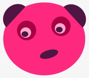 This Free Icons Png Design Of Pink Panda Face #1027048