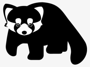 Face Drawing Panda - Red Panda Black And White #1027192 Face Drawing Panda - Red Panda Black And White #1027192