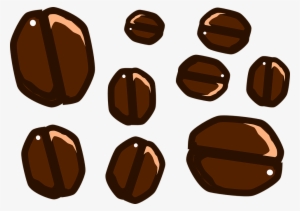 Coffee Beans Clipart - Cartoon Coffee Beans Png #1027449