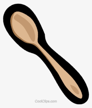 Wooden Spoon Royalty Free Vector Clip Art Illustration - Colher De Pau Png #1027452