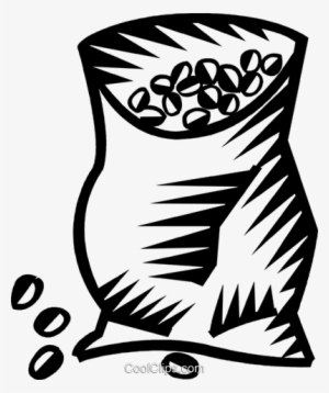 Coffee Beans Royalty Free Vector Clip Art Illustration #1027658