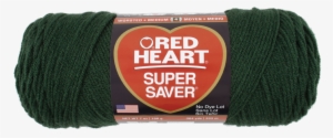 Dark Sage Super Saver Economy Yarn - Pale Yellow Red Heart Super Saver Yarn E300-322 #1027825