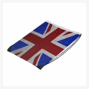 Painted Union Jack Drawstring Backpacks - Leather #1028068