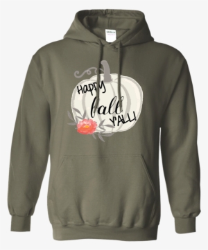 Happy Fall Y'all Watercolor Pumpkin Hoodie Sweatshirt - Paratrooper Earned - Custom Year #1028101