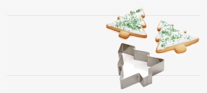 Cookie Sheet And Cutters - Christmas Cookie Cutter Png #1028273