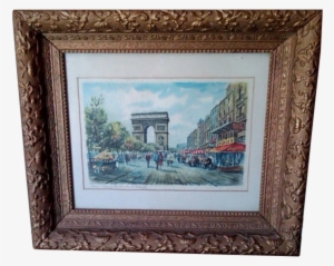 00a Wonderful Raphael, French Impressionist, Signed - Picture Frame #1028486