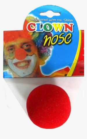 1 Pcs Red Foam Clown Nose #1029835