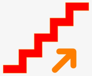 Red Stairs Clipart 2 By Patrick - Staircase Clipart #1029991