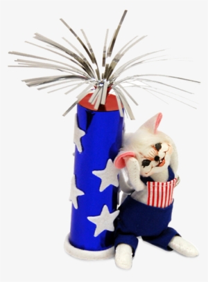 5 Inch Patriotic Blast Mouse - 5in Patriotic Blast Mouse - Annalee Dolls #1030406