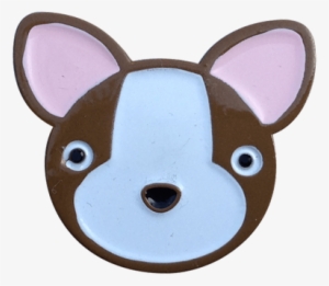 Boston Terrier Dog Ball Marker & Hat Clip - Cartoon #1031069